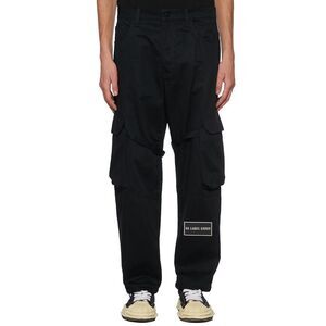 44 LABEL GROUP Cargo Pants with Patch Detail Men BLACK